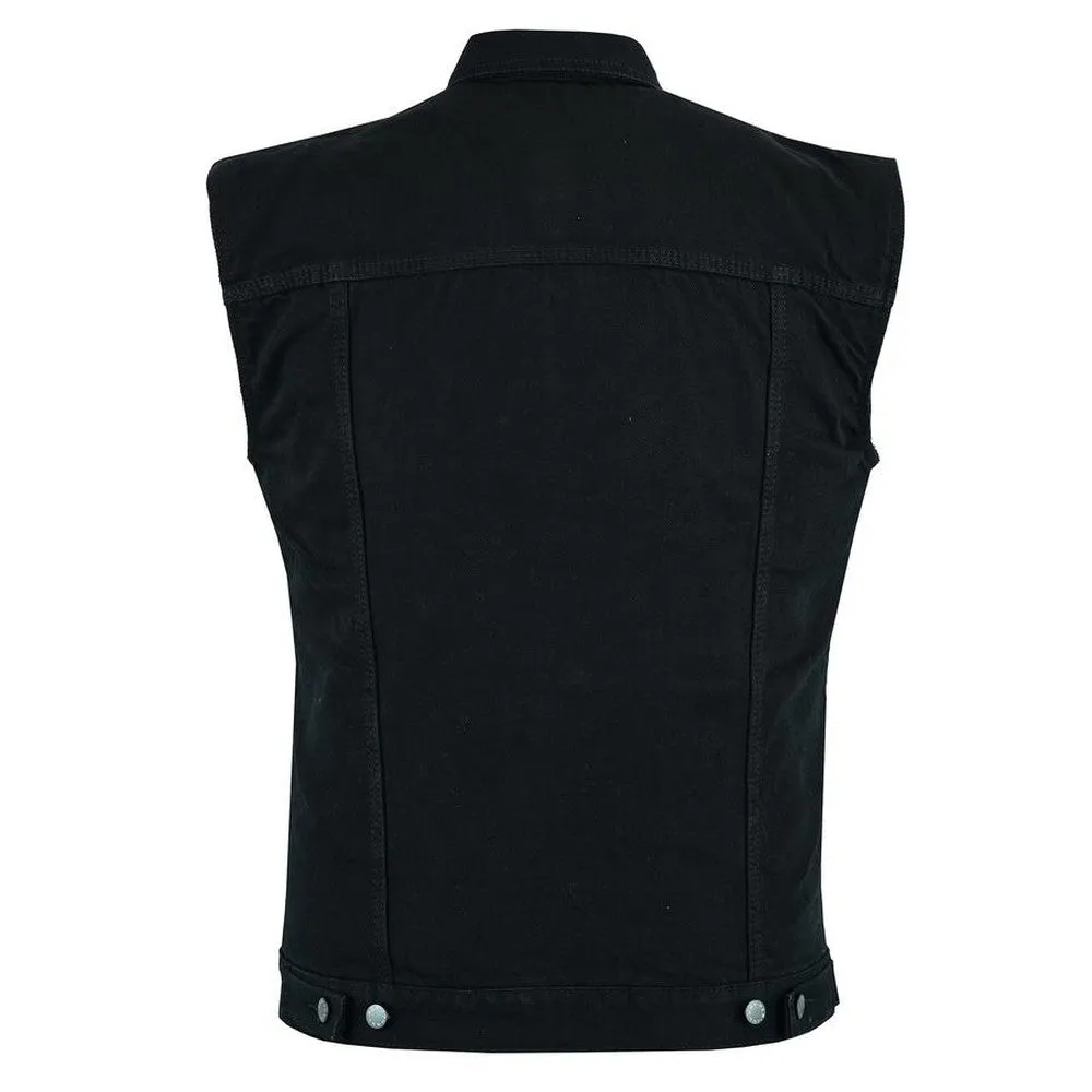 Men's Glenbrook Protective Denim Vest | Protective- Lined-Black JRV10027