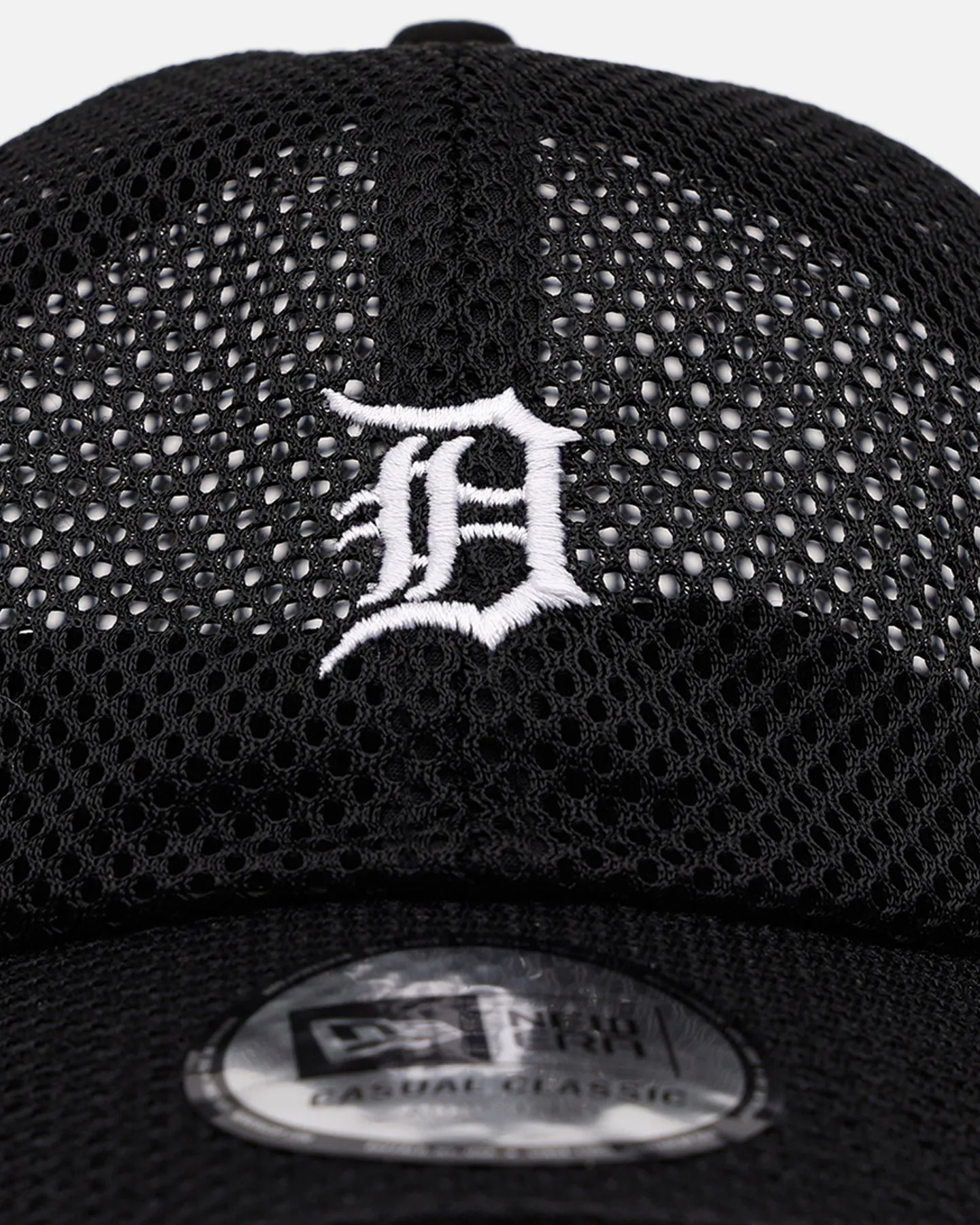 New Era Detroit Tigers ' Black Mesh' Casual Classic Strapback Black