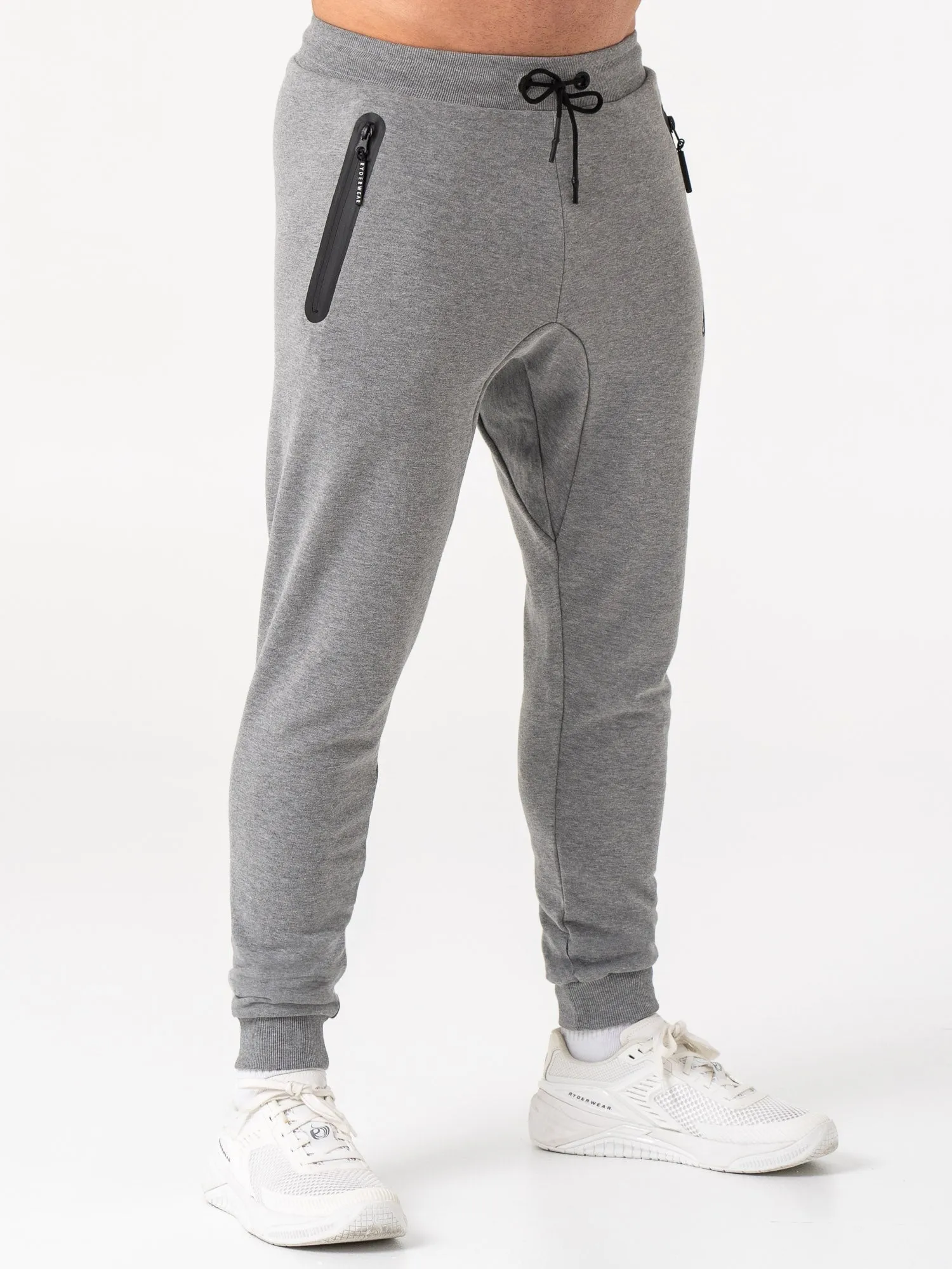 Overdrive Track Pants - Grey Marl