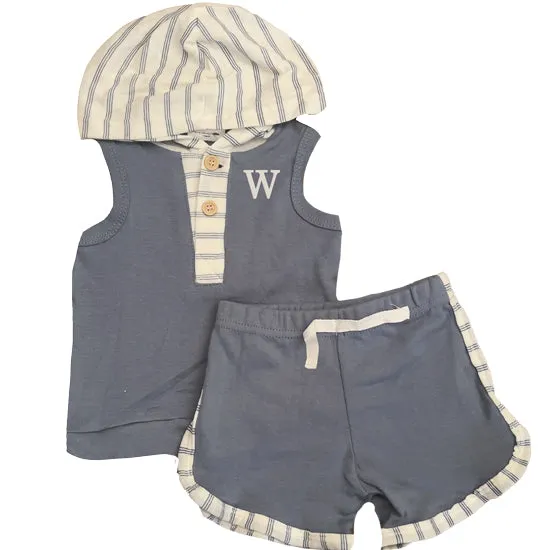 Personalized Jogger Set  Slate Blue