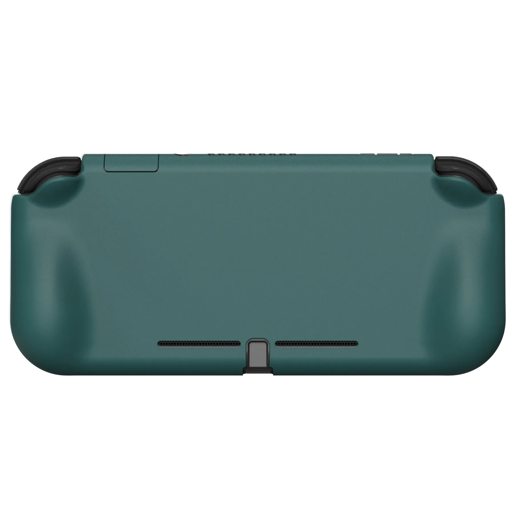 PlayVital ZealProtect Protective Case for Nintendo Switch Lite, Hard Shell Ergonomic Grip Cover for Switch Lite with Screen Protector & Thumb Grip Caps & Button Caps - Hunter Green - PSLYP3017