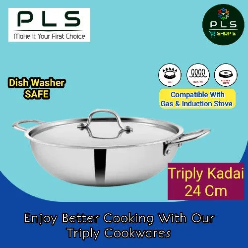 PLS Triply Kadai With Induction Base