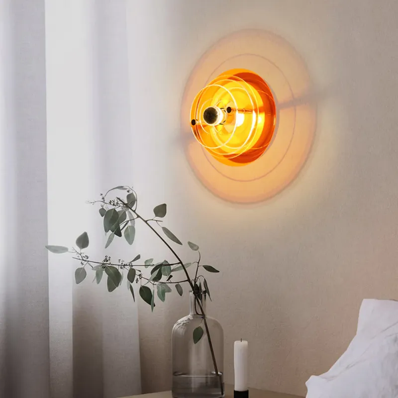 Retro Color Layers Acrylic LED Wall Lamp