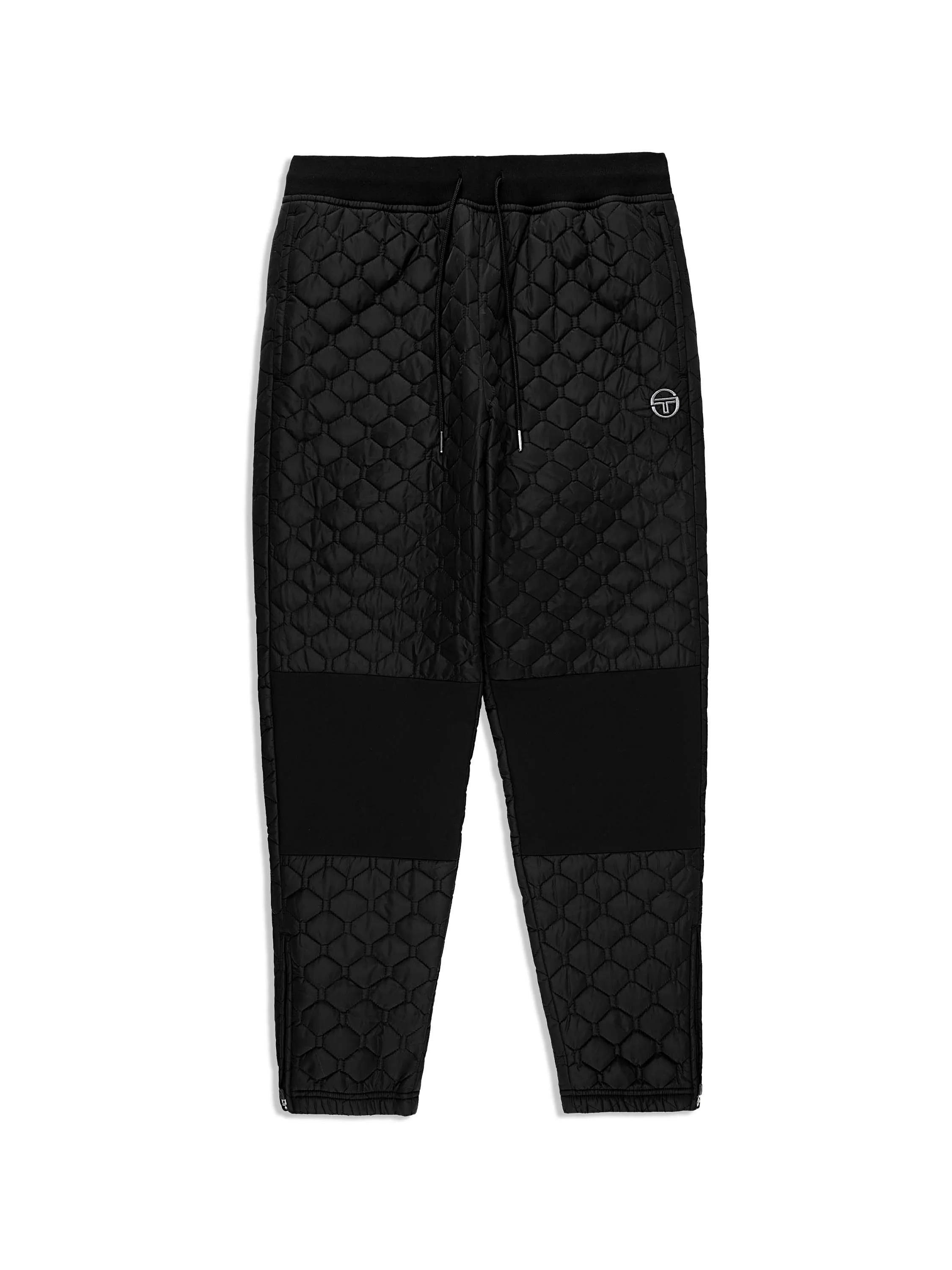 Sapri Quilted Track Pant- Black Beauty