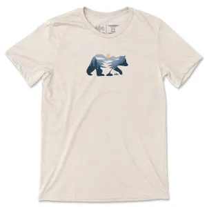 Smokies Bear Sueded Tee