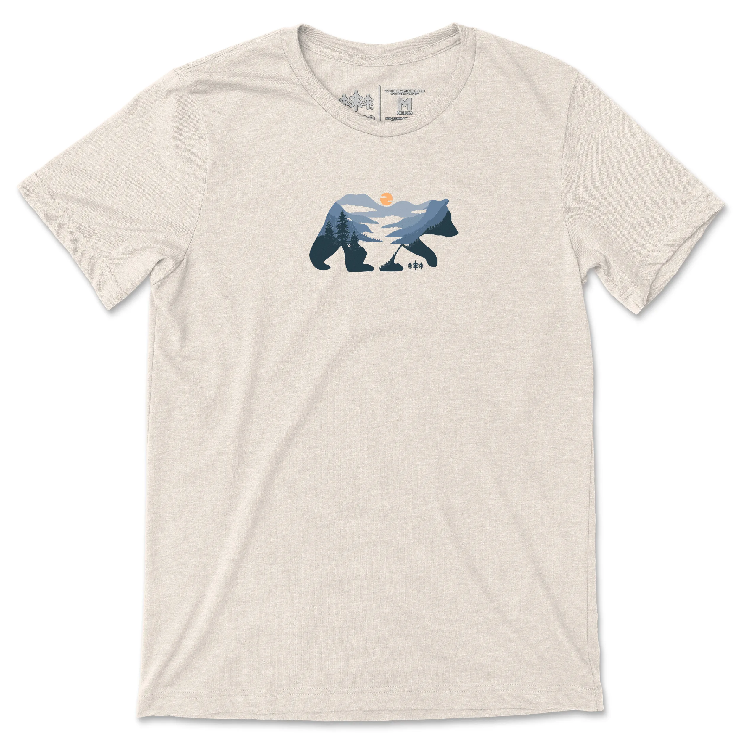 Smokies Bear Sueded Tee