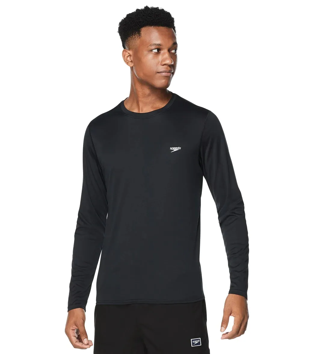 Speedo Mens Active Long Sleeve Graphic Swim Shirt