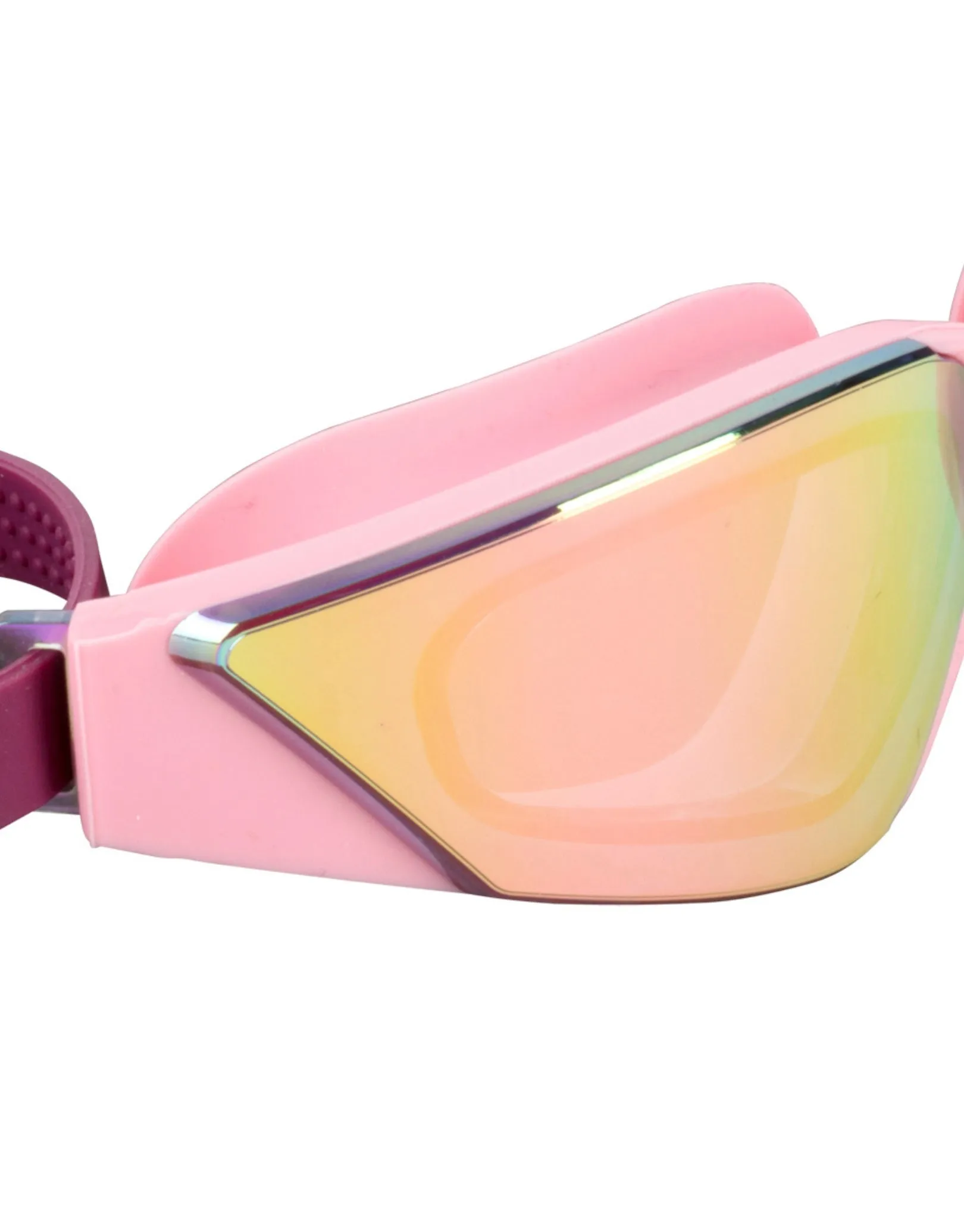 Splash Female Swim Goggles - Pink/Gold Mirrored