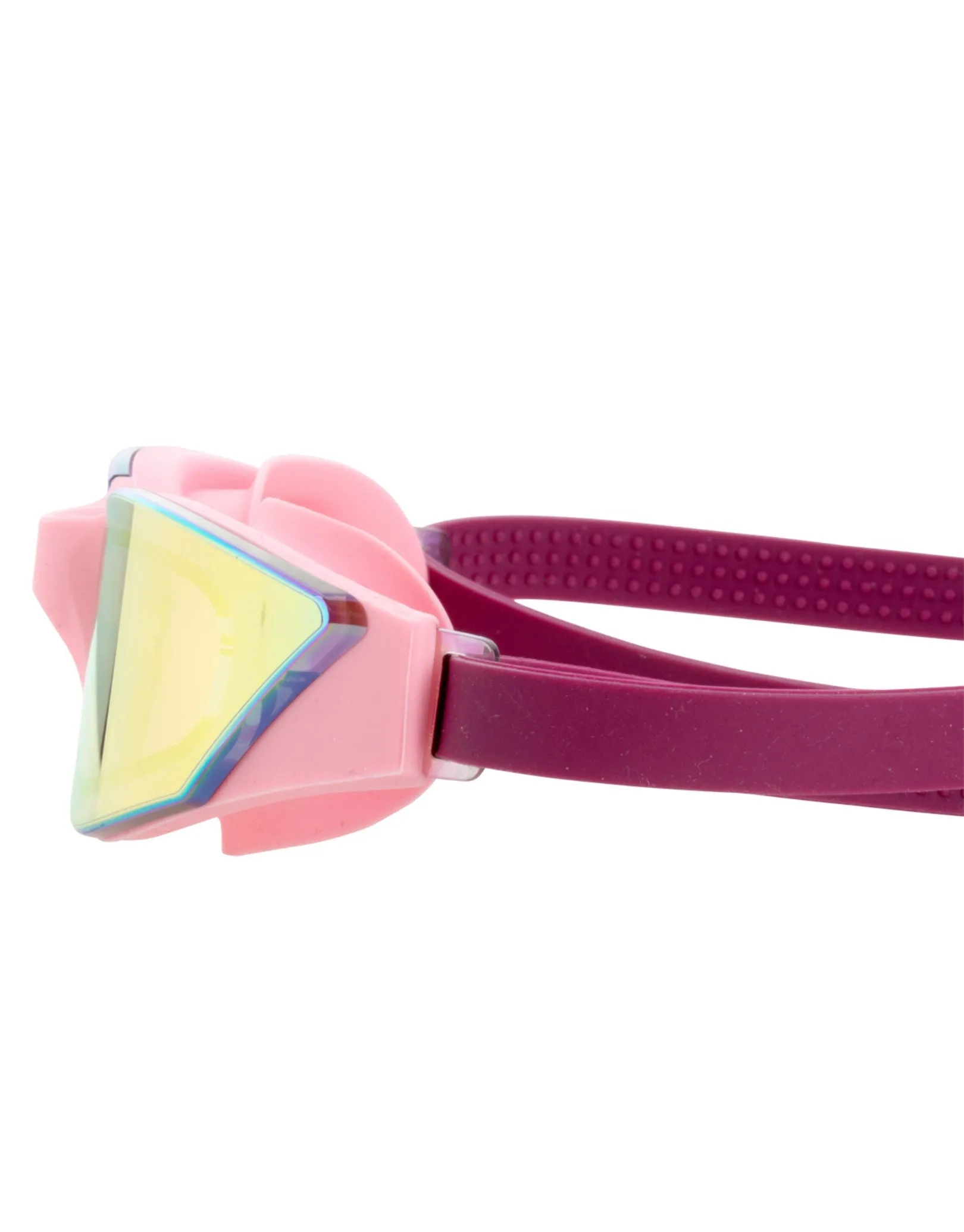 Splash Female Swim Goggles - Pink/Gold Mirrored