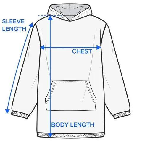 Starfish Friday Wearable Blanket Hoodie