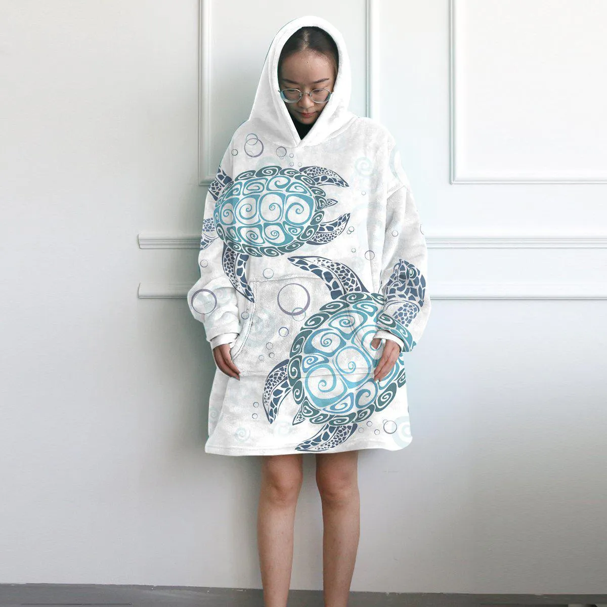 The Turtle Twist Wearable Blanket Hoodie