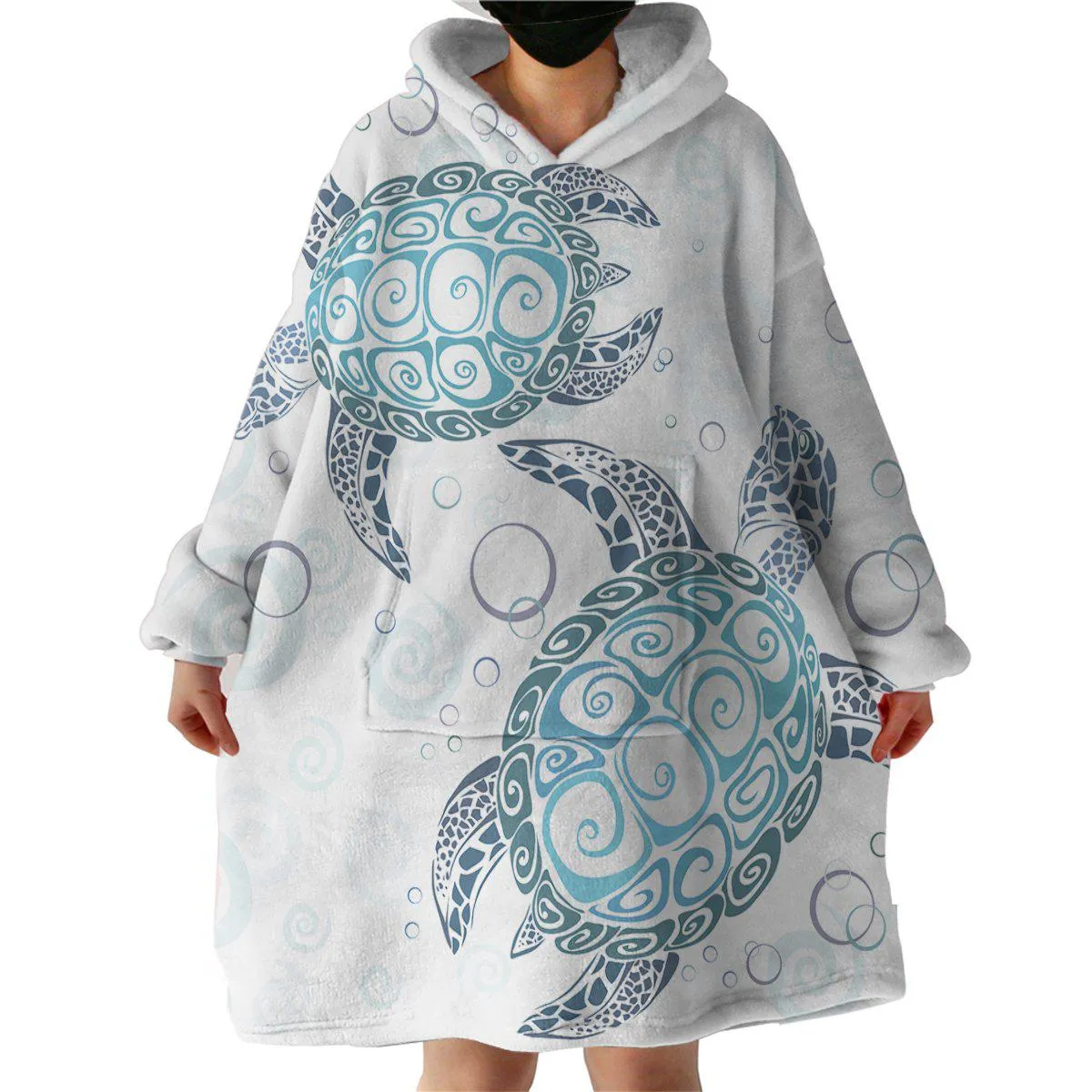 The Turtle Twist Wearable Blanket Hoodie