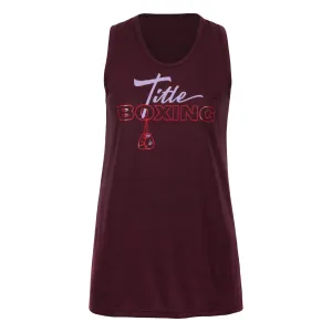 TITLE Boxing Chic Script Women's Tank