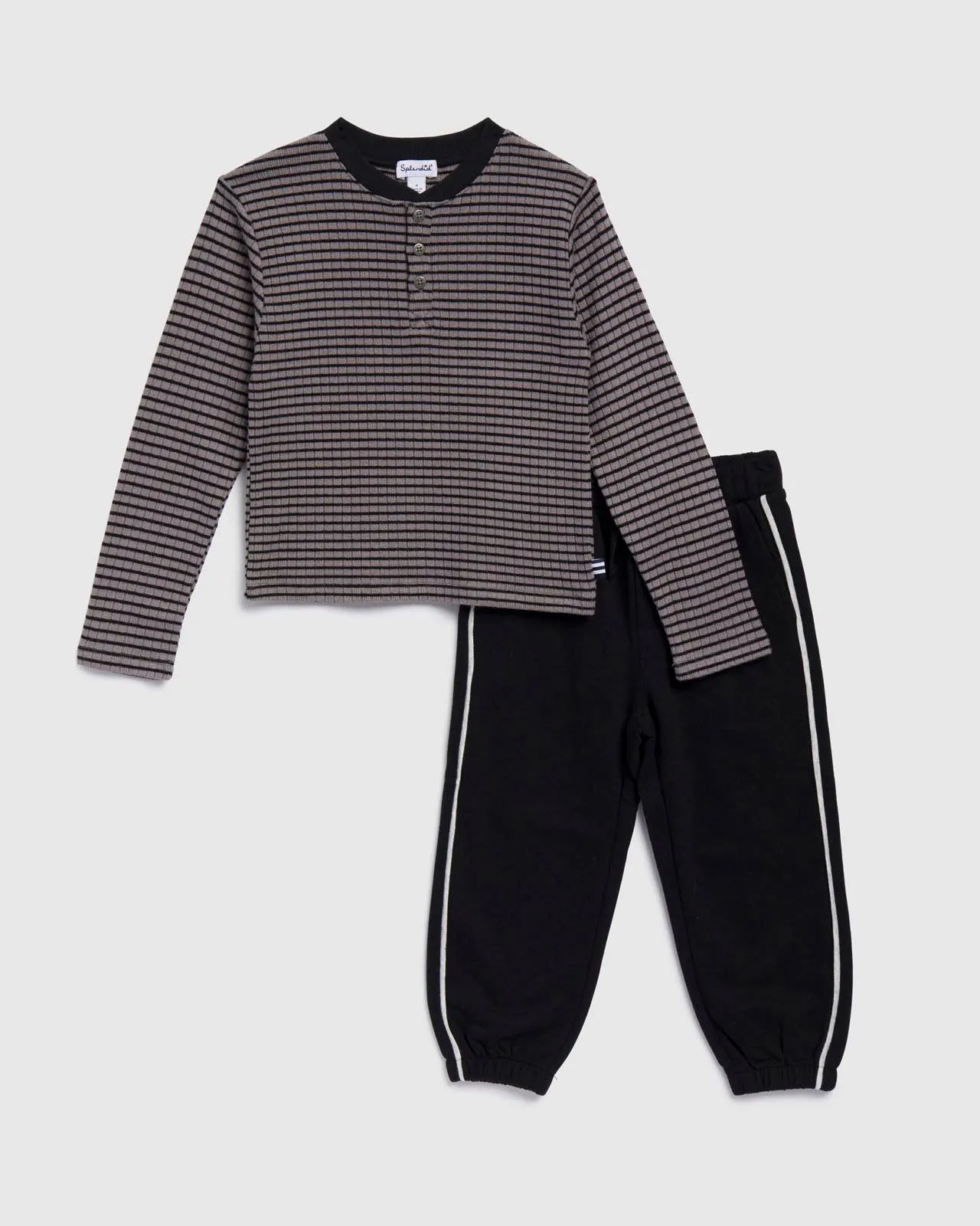 Toddler Boy Afternoon Stripe Long Sleeve Set