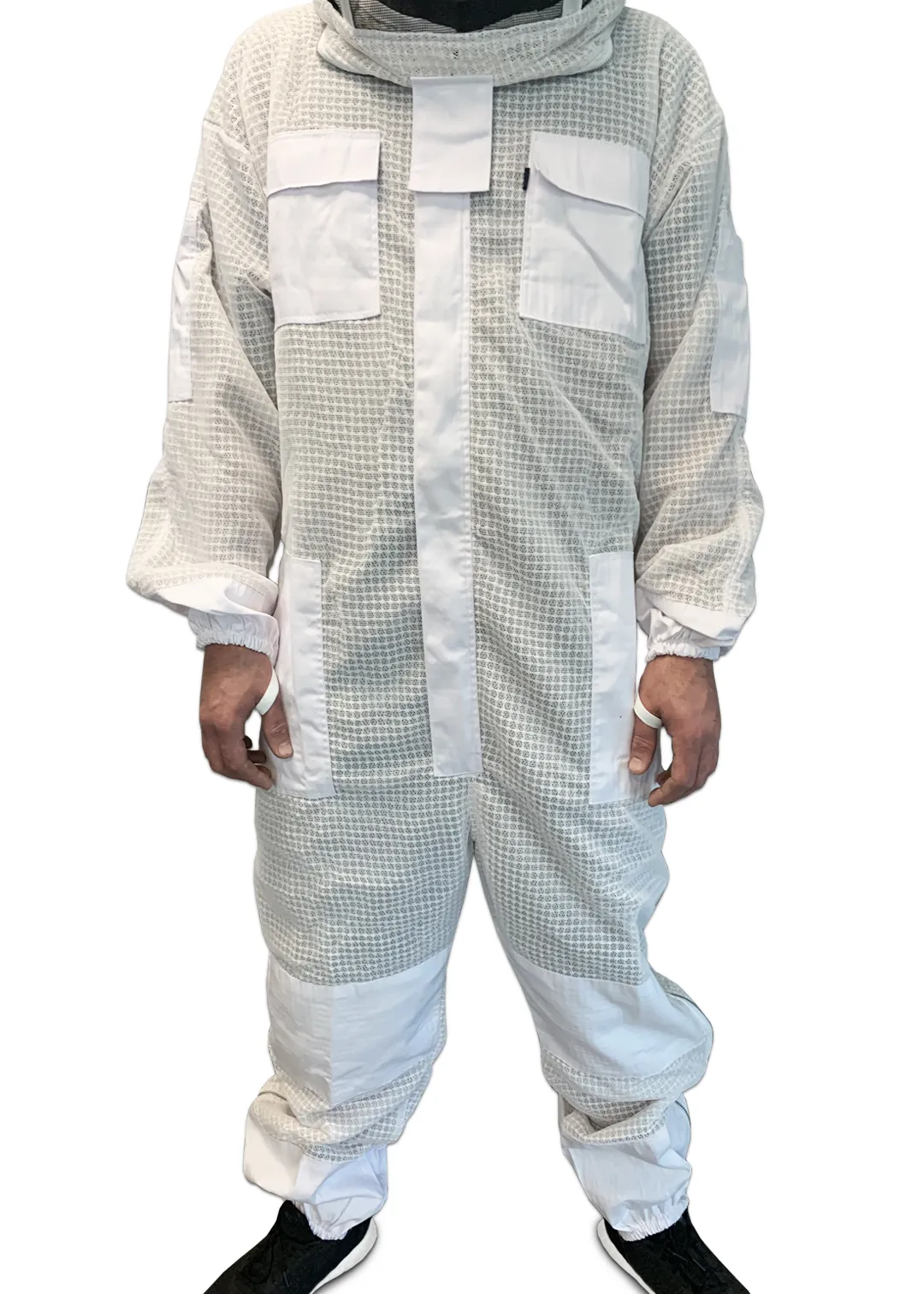 Triple Layer Protective Ventilated Bee Suit with Veil - AirFlow Series