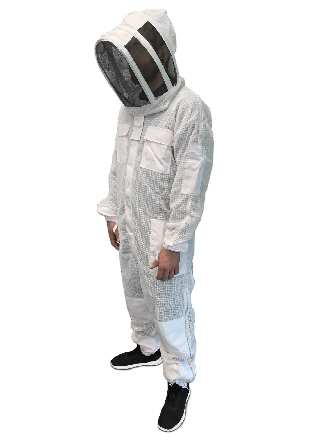 Triple Layer Protective Ventilated Bee Suit with Veil - AirFlow Series