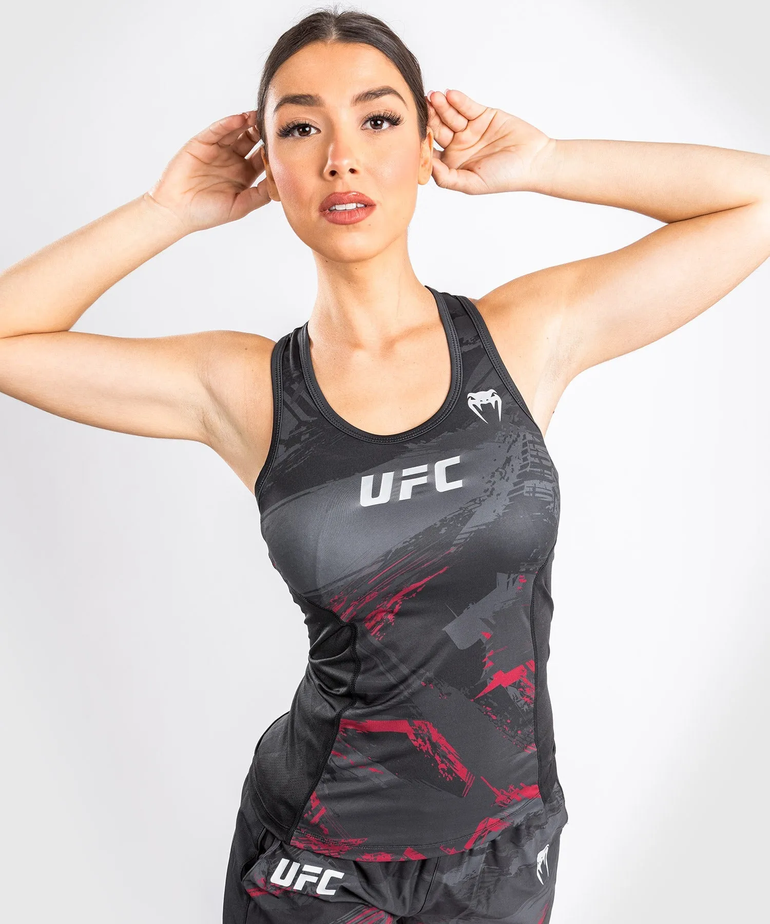 UFC Venum Authentic Fight Week 2.0 Women’s Performance Tank Top - Black/Red