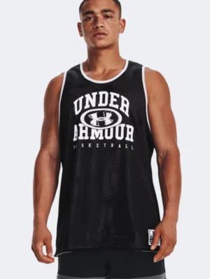 Under Armour Baseline Reversible Men Basketball Tank Black/Mod Grey