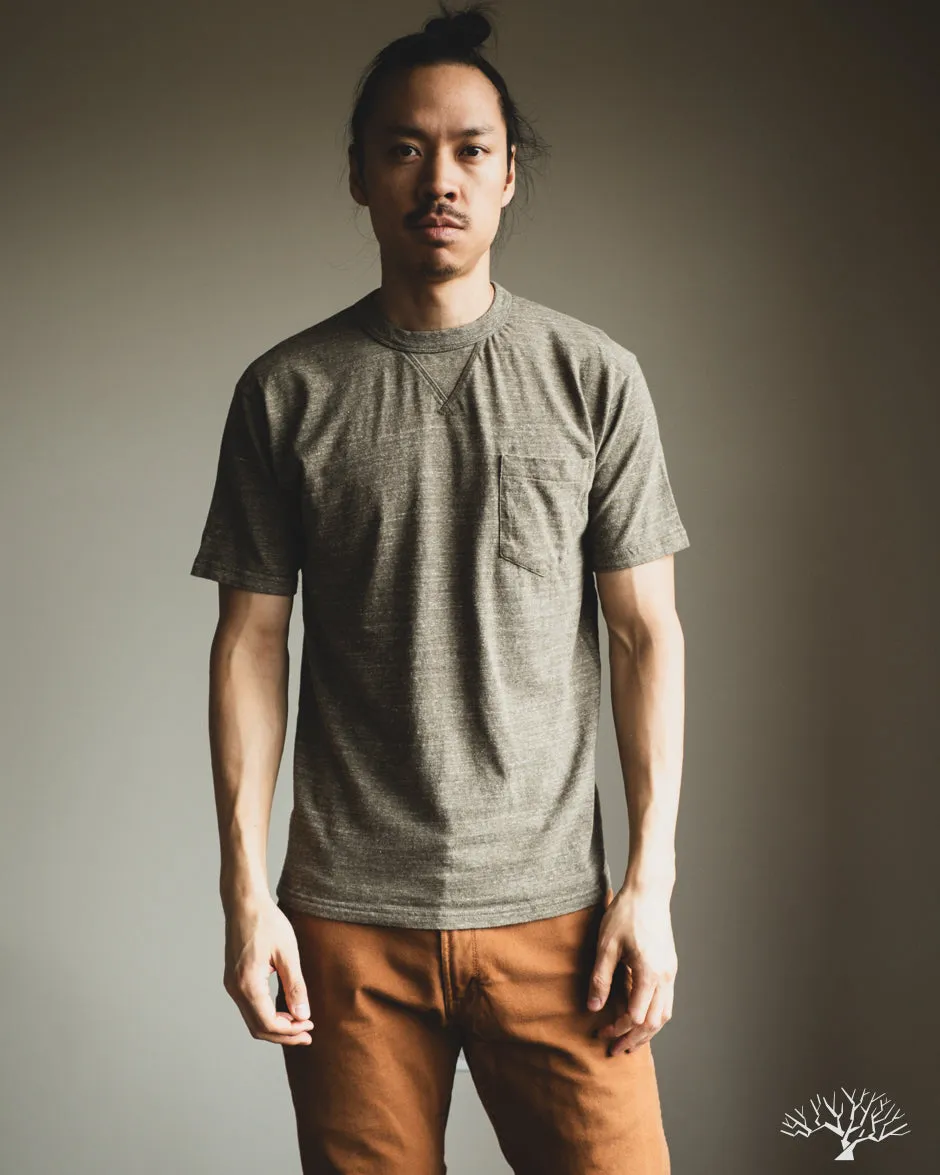 V Pocket Tee - Sage