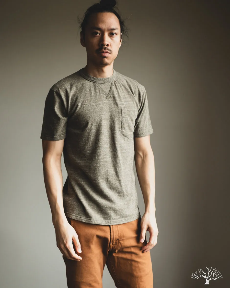 V Pocket Tee - Sage