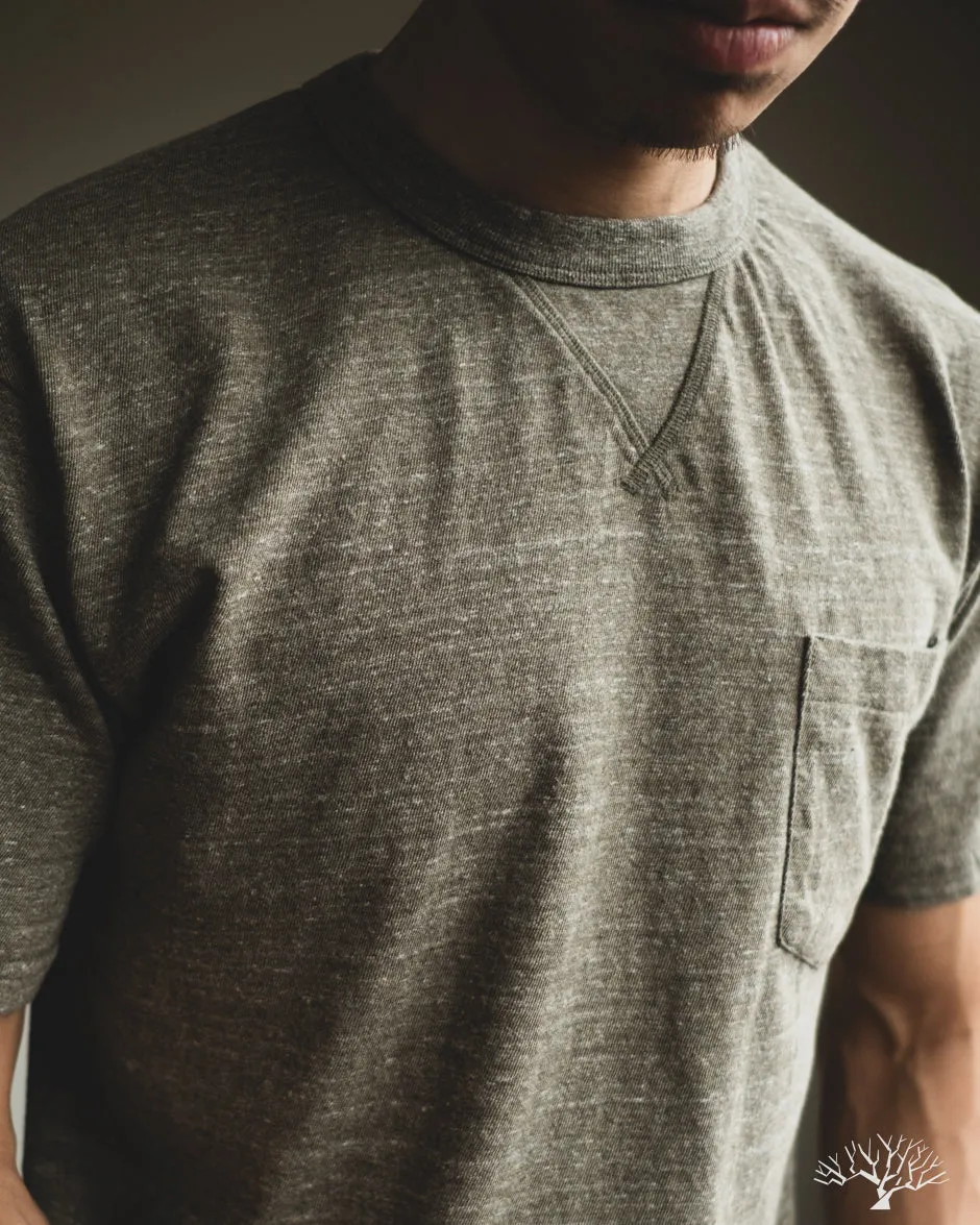 V Pocket Tee - Sage