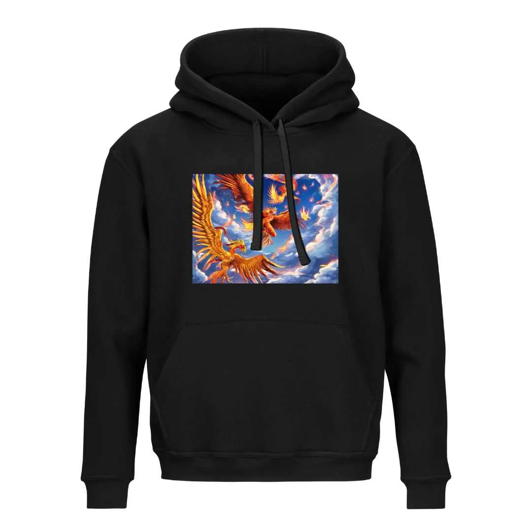 Vintage Dragon Print Hoodie