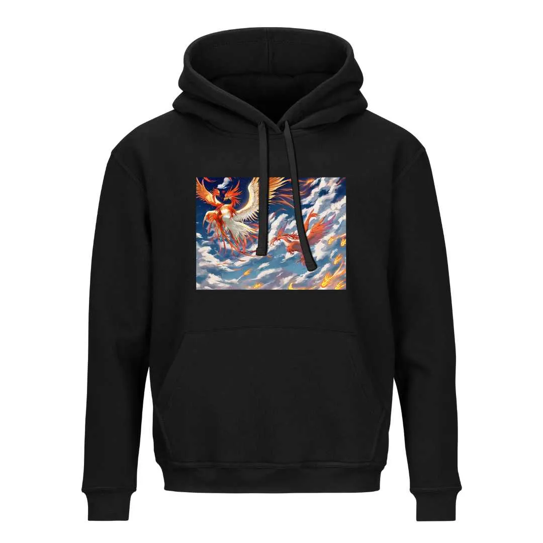 Vintage Dragon Print Hoodie