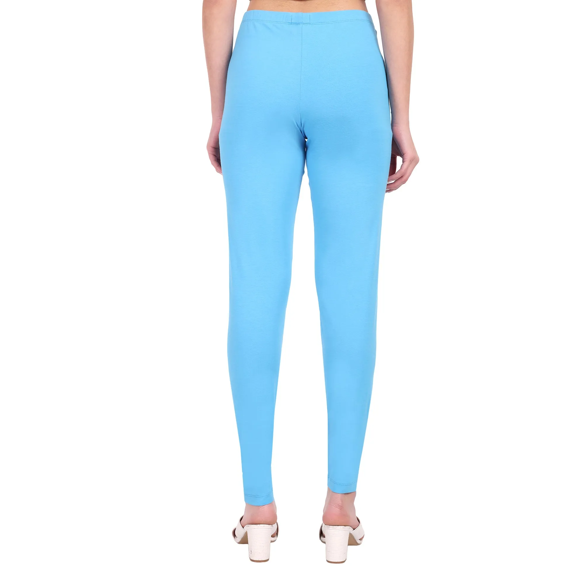 Women Dark Sky Blue Regular Legging