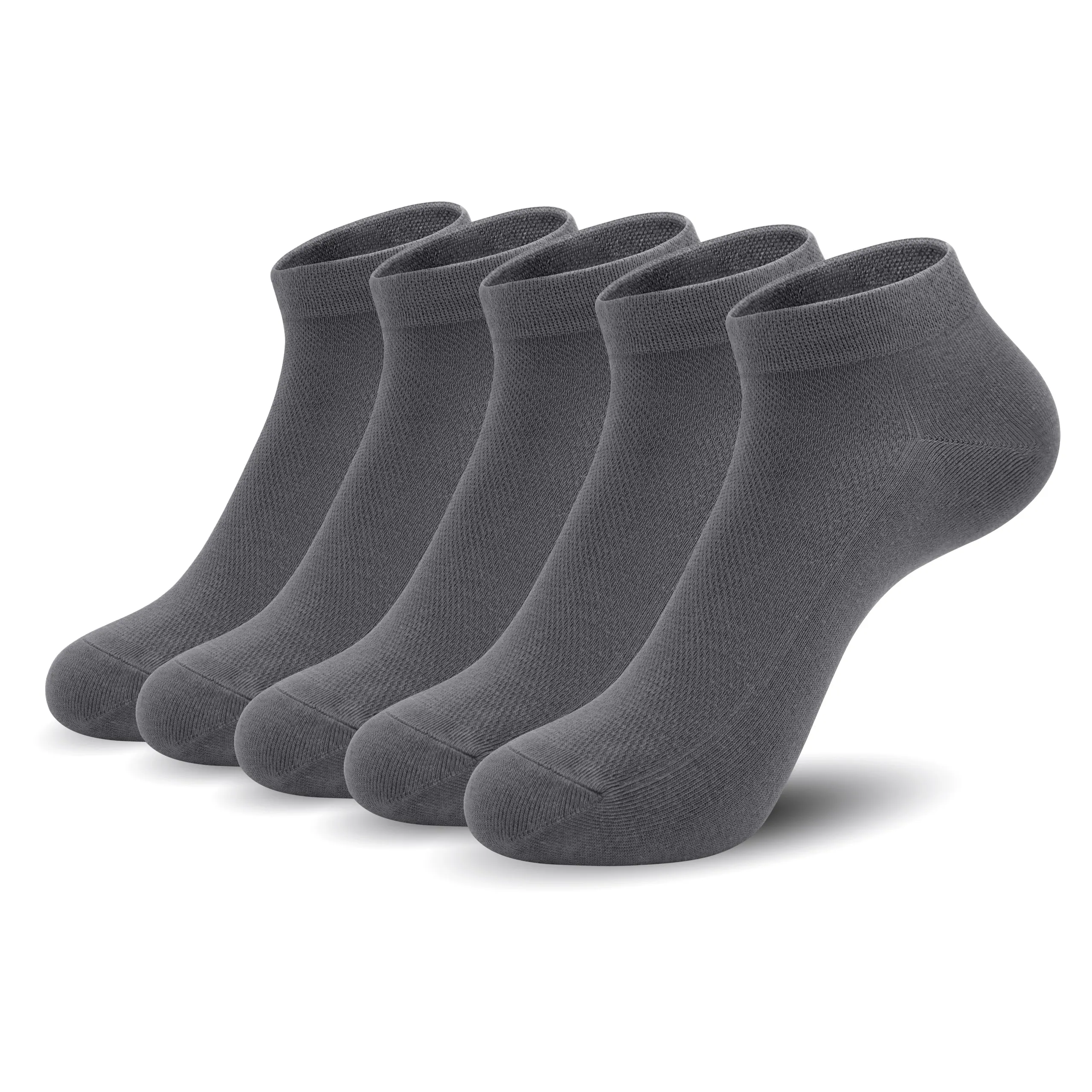 Women Mesh Ankle Socks Bamboo Summer Cool Socks Soft Ultra Thin Low Cut Sock 5 Pairs,4-8/9-11