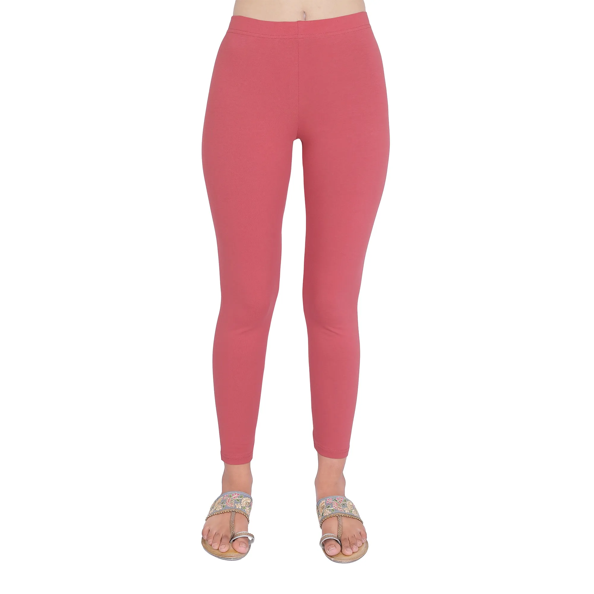 Women Powder Ankle Length Legging