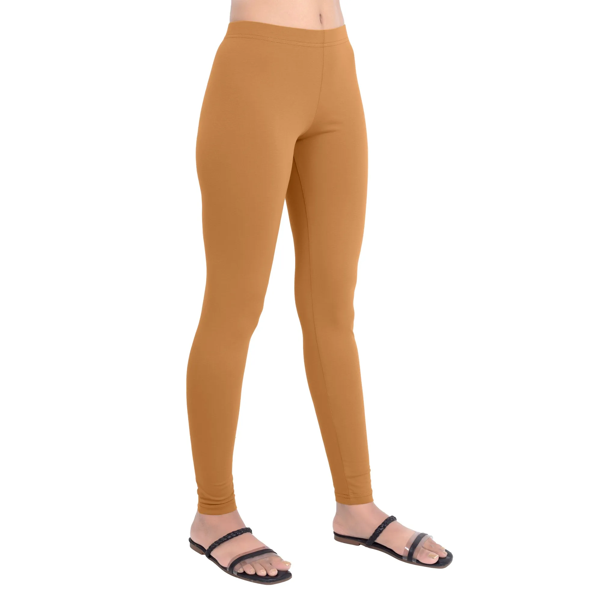 Women Tobacco Breathable Long Length Legging