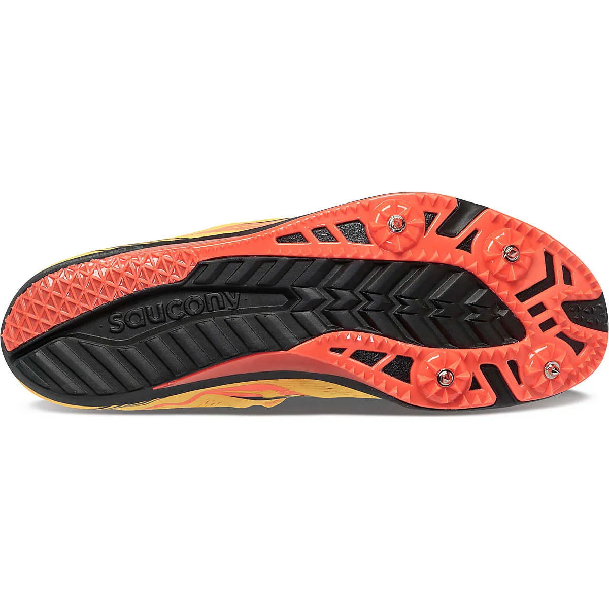 Women's Saucony Endorphin 3 Spike (ViziGold/ViziRed)